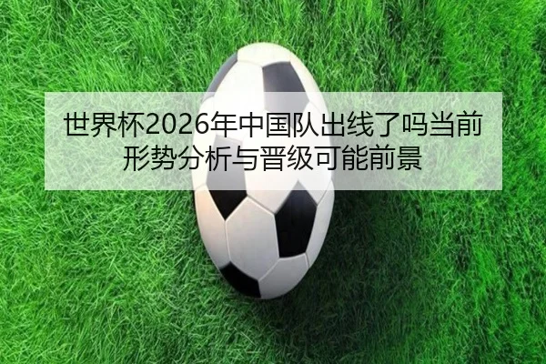 世界杯2026年中国队出线了吗当前形势分析与晋级可能前景